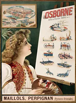 Poster design, Osborne, Maillols, Perpignan, France