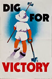 Images Dated 10th July 2018: Poster, Dig for Victory, WW2