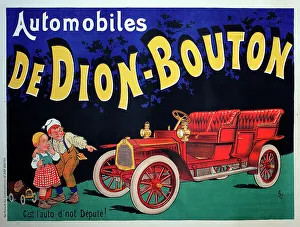 Poster, De Dion-Bouton cars