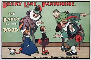 Drury Prints: Poster, Drury Lane Pantomime