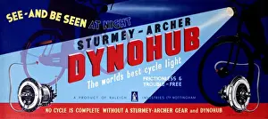 Beam Prints: Poster, Dynohub cycle light