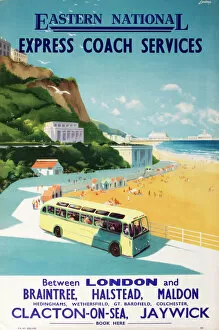 Clacton Gallery: Poster for Eastern National Express Coach Services