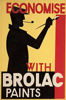 Paints Prints: Poster, Economise with Brolac Paints