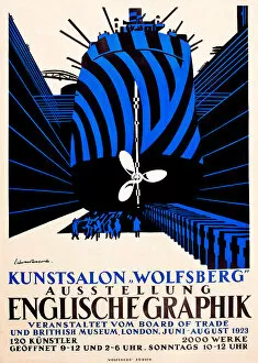 Images Dated 4th March 2019: Poster, exhibition of English Graphic Art, Zurich