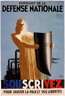 Nationale Prints: Poster, French National Defence