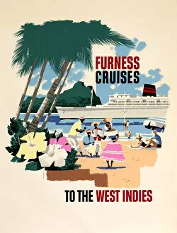 Images Dated 20th December 2017: Poster, Furness Cruises to the West Indies