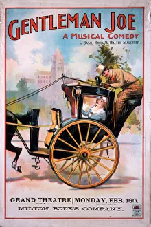 Images Dated 23rd January 2019: Poster, Gentleman Joe, a musical comedy