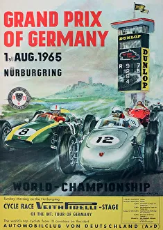 Prix Prints: Poster, German Grand Prix, Nurburgring race track