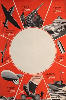 Barrage Prints: Poster giving the cost of various weapons and equipment