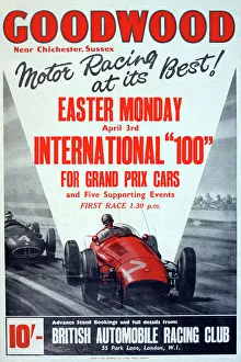 Chichester Prints: Poster, Goodwood, near Chichester