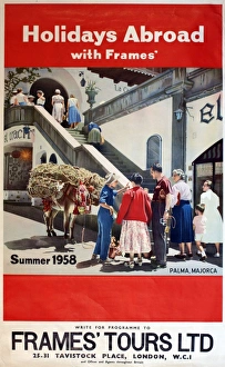 Images Dated 19th May 2015: Poster, Holidays Abroad with Frames Tours