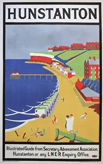 Norfolk Prints: Poster, Hunstanton, Norfolk Date: circa 1925