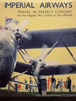Biplane Collection: Poster, Imperial Airways