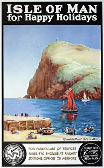 Poster, Isle of Man for Happy Holidays