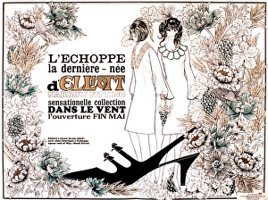 Images Dated 28th February 2013: Poster, L Echoppe shoe shop, Bond Street, London