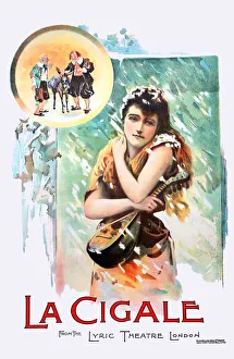 Cold Gallery: Poster for La Cigale at the Lyric Theatre, London