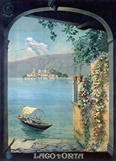 Idyllic Gallery: Poster for Lago d Orta, Italy