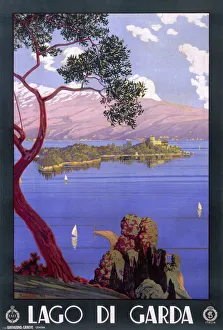 Mediterranean Collection: Poster for Lake Garda, Italy