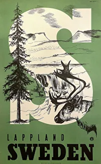 Lapland Prints: Poster, Lapland, Sweden