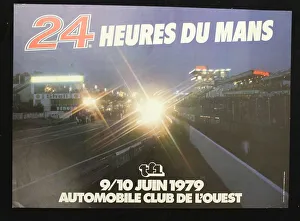Mans Prints: Poster, Le Mans 24 hour race, 9-10 June 1979