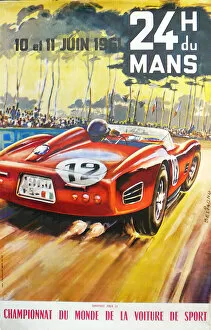 Speed Collection: Poster, Le Mans 24 Hour Rally 1961