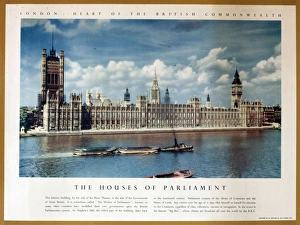 Images Dated 19th May 2015: Poster, London, Heart of the British Commonwealth
