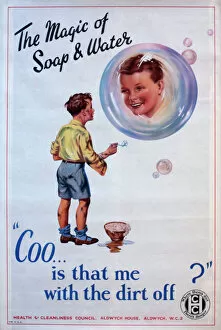 Cleanliness Collection: Poster, The Magic of Soap and Water