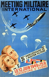 Images Dated 11th May 2017: Poster, Meeting Militaire International