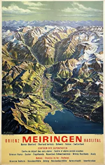 Poster, Meiringen, Berne, Switzerland