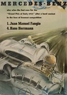 Poster, Mercedes-Benz