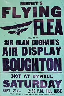 Images Dated 4th June 2015: Poster, Mignets Flying Flea Air Display, Boughton