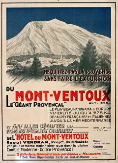 Images Dated 22nd December 2017: Poster, Mont Ventoux Excursions
