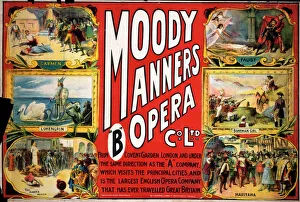 Images Dated 23rd January 2019: Poster, Moody Manners Opera Company