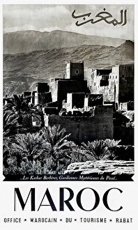 Moroccan Prints: Poster, Morocco, Berber Kasbahs