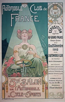 Cycles Collection: Poster, Motor Show, Automobile Club of France