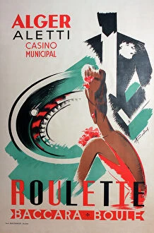 Municipal Collection: Poster, Municipal Casino, Algiers, Algeria