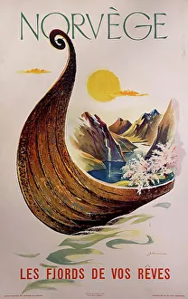 Fjords Prints: Poster, Norwegian Fjords