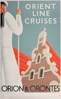 Poster, Orient Line Cruises