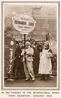 Hoardings Prints: Poster Pageant - Advert for Edwards Soup 1920