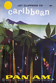 Panam Gallery: Poster, PANAM to the Caribbean