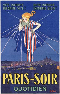 Images Dated 6th February 2020: POSTER FOR PARIS=SOIR