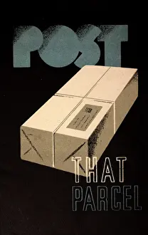 Poster, Post That Parcel