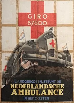 Tattered Gallery: Poster, Red Cross ambulance