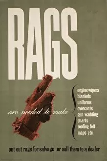 Needed Gallery: Poster requesting Rags for salvage