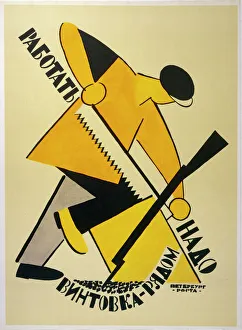 1921 Collection: Poster : Rifle at Hand