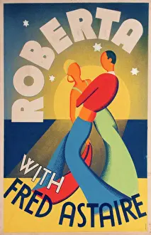 Fred Prints: Poster, Roberta, film starring Fred Astaire and Ginger Rogers