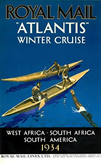 Images Dated 20th December 2017: Poster, Royal Mail Atlantis Winter Cruise