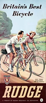 Images Dated 22nd December 2017: Poster, Rudge, Britains Best Bicycle
