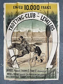 Horseshoe Prints: Poster, Samuel Cody, Trotting Club, Levallois, Paris