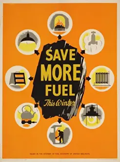 Heating Prints: Poster: Save More Fuel This Winter